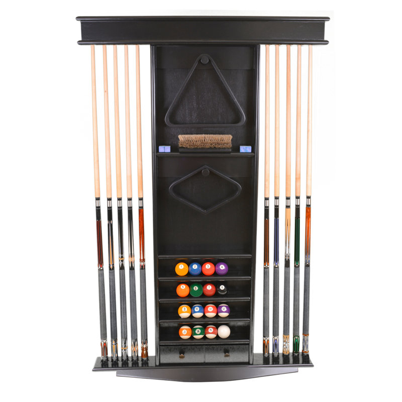 Iszy Billiards 51.5" Pool Cue Rack Wayfair